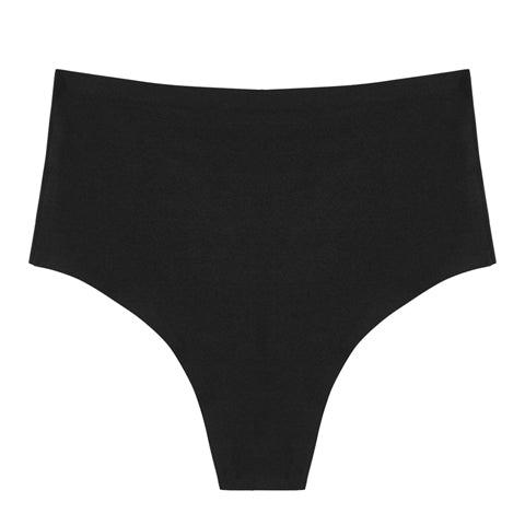 Chantelle SoftStretch High Waist Thong Black - Victoria's Attic
