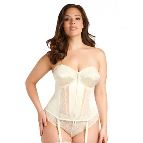 Elomi Maria UW Bustier White - Victoria's Attic