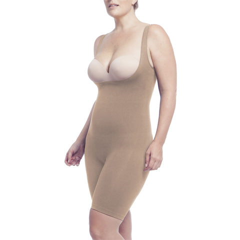 Instant Shaping Mid Thigh Body Suit