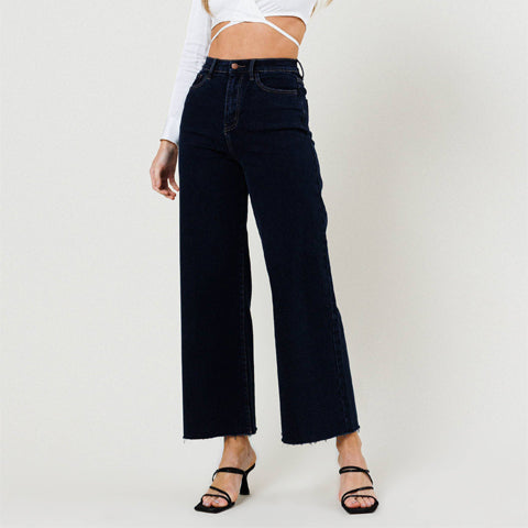 Vibrant MIU She Wide Jeans Indigo - Victoria's Attic