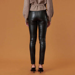 Vibrant MIU Faux Leather Skinny Jeans Black – Victoria's Attic
