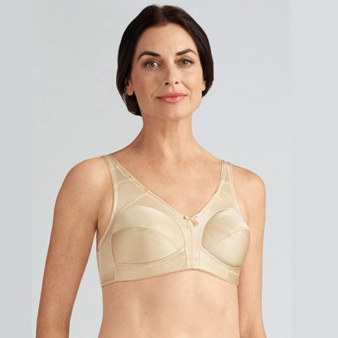 Womens Comfortable Mastectomy Bras Wirefree Full Cup Cotton
