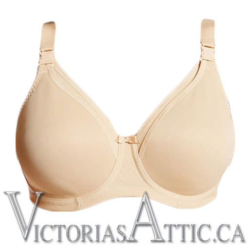 Elomi Smoothing Uw Moulded Nursing Bra Nude – Victoria's Attic