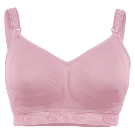 Seamless Full Cup Nursing Bra with Lace pink order online