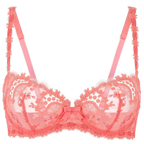 Simone Perele Wish Half Cup Bra Coral - Victoria's Attic