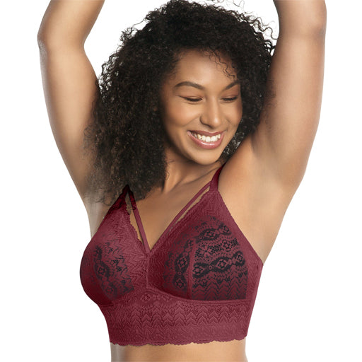 Load image into Gallery viewer, Parfait Mia Lace Wireless Padded Bralette Rio Red - Victoria&amp;#39;s Attic
