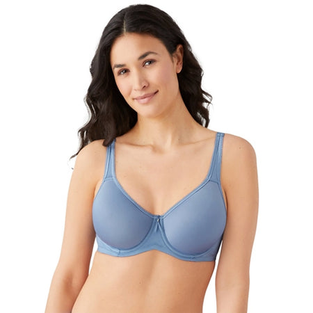 Wacoal Lisse Bra Indigo Blue Size 34DD Underwired Moulded Padded Spacer  145004