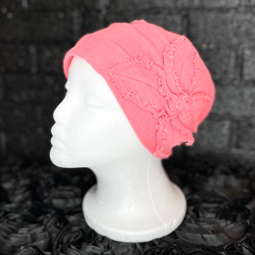 Parkhurst Cotton Butterfly Cotton Beanie Coral Blush - Victoria's Attic