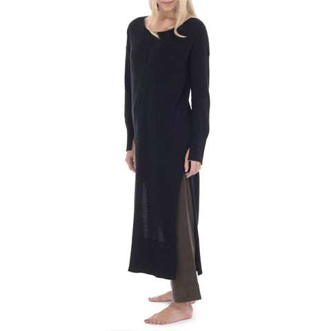 Load image into Gallery viewer, Paper Label Alexandria Side Split Dress Black - Victoria&amp;#39;s Attic
