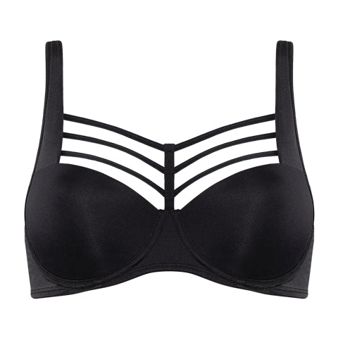 Marlies Dekkers Leading Strings UW Balcony Bra Black - Victoria's Attic