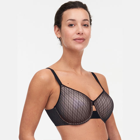 Buy Latte Nude Recycled Lace Full Cup Bra 36G, Bras