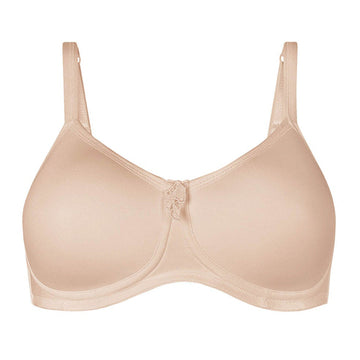  Womens Isadora Wire-Free Pocketed Mastectomy Bra Rose Nude  36G