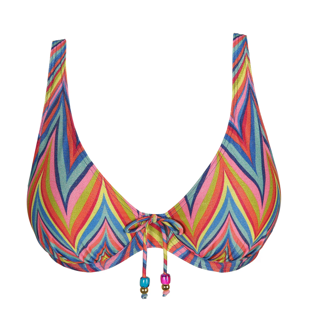 Prima Donna Kea Plunge Bikini Top Rainbow Paradise - Victoria's Attic