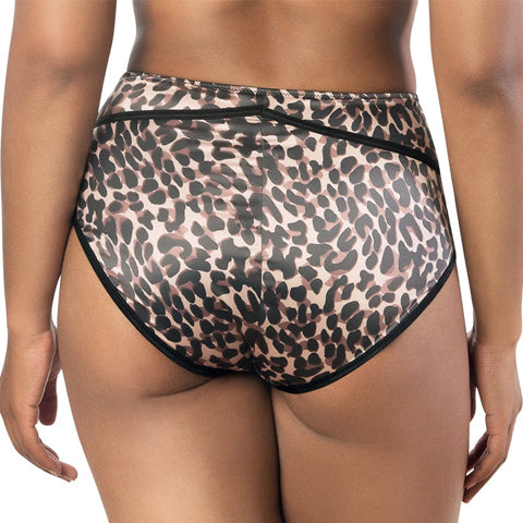 Parfait Charlotte High Waist Brief Leopard Brown - Victoria's Attic