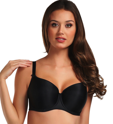 Fantasie Smoothing Moulded T Shirt Bra Black - Victoria's Attic