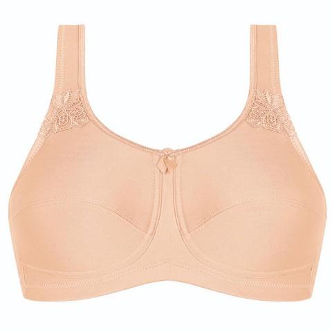 Amoena Kelly WireFree Bra, Soft Cup, Size 42D, Nude Ref
